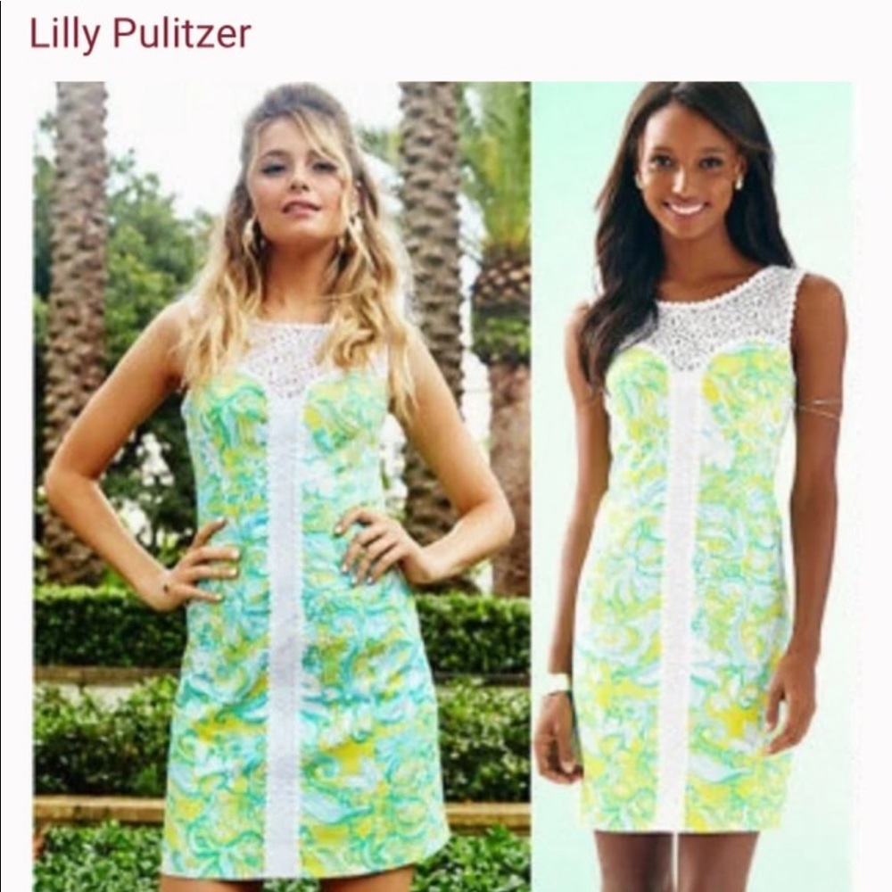 Lily Pulitzer, size 12, yellow & green color